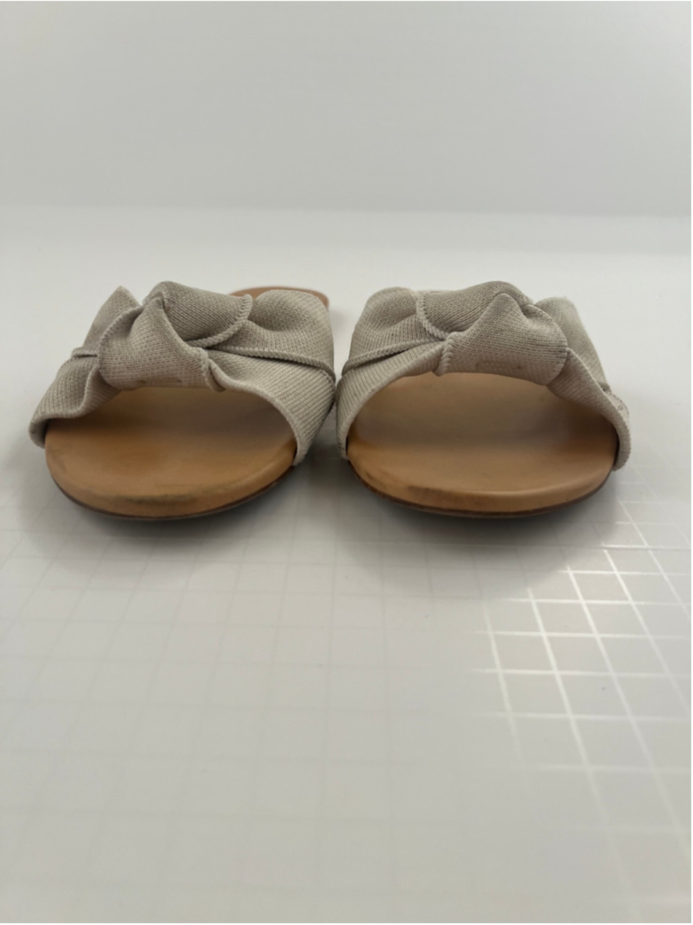 Rothy's The Knot slide sandal Cream 7.5 - Picture 4 of 5